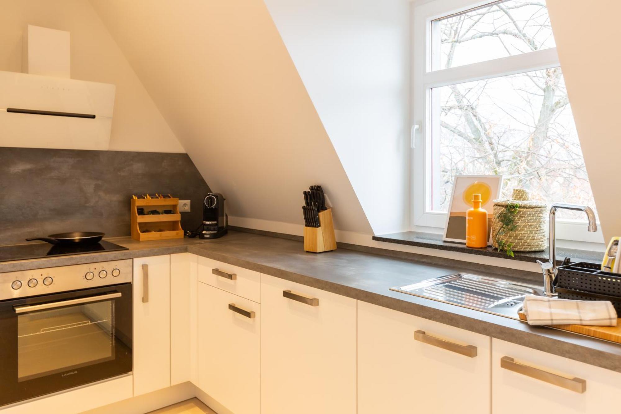 Soulscape Apartments Zwickau Kompakter Loft-Wohnraum Mit Lift Direkt In Die Wohnung, Modern, Zentrumsnah, Gratis Wifi Exterior foto
